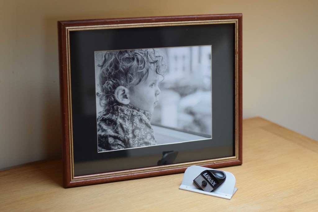 A guide to mounting photos for picture frames.